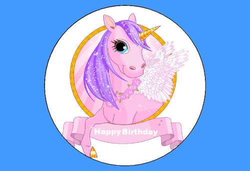 Pegasus Edible Icing Image - Click Image to Close